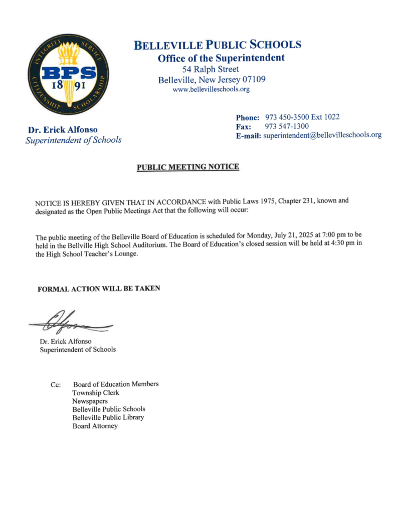 Public Meeting Notice
