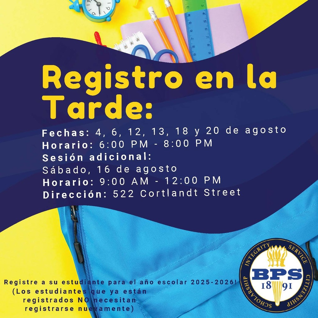 Registro  en la Tarde