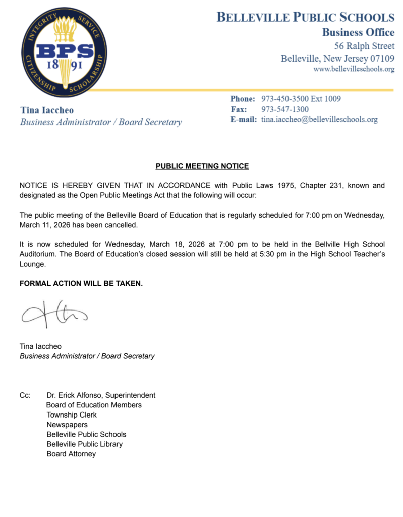 Public Meeting Notice