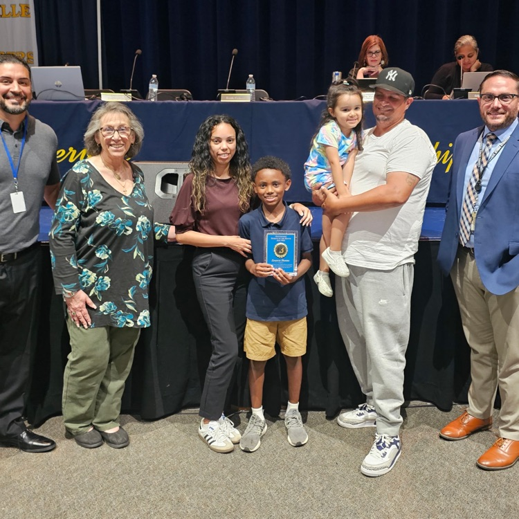 Recognition of student of the month