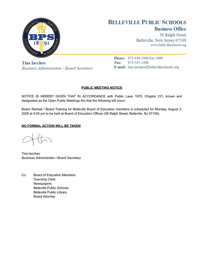 Public Meeting Notice