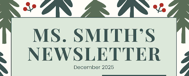 Ms. Smith's December Newsletter