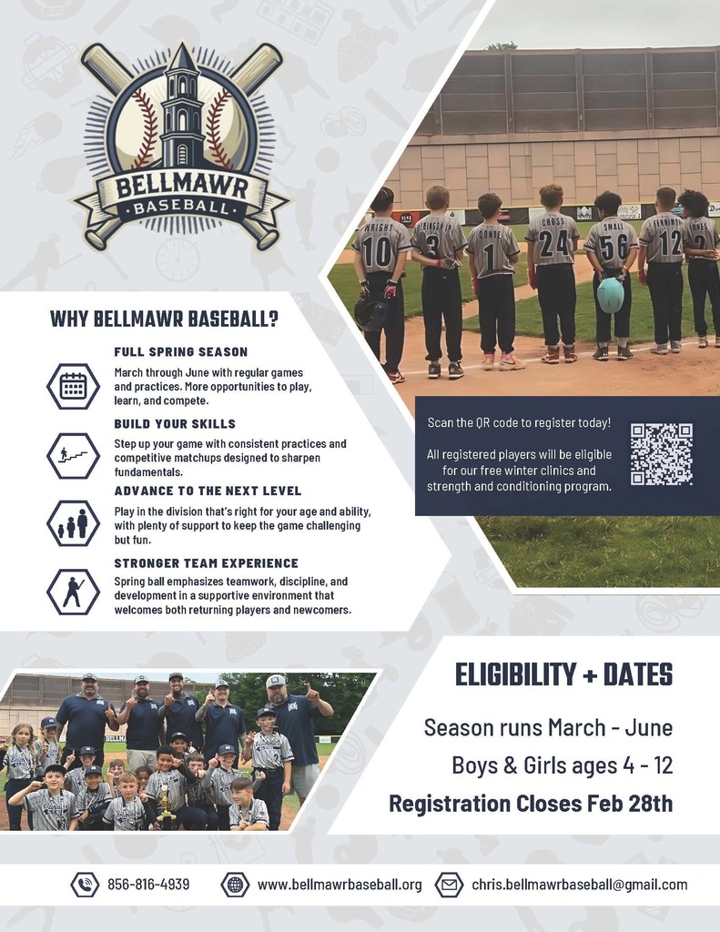 Bellmawr Baseball Flyer
