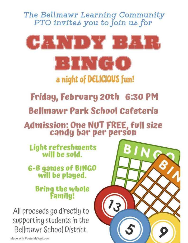Candy Bar Bingo