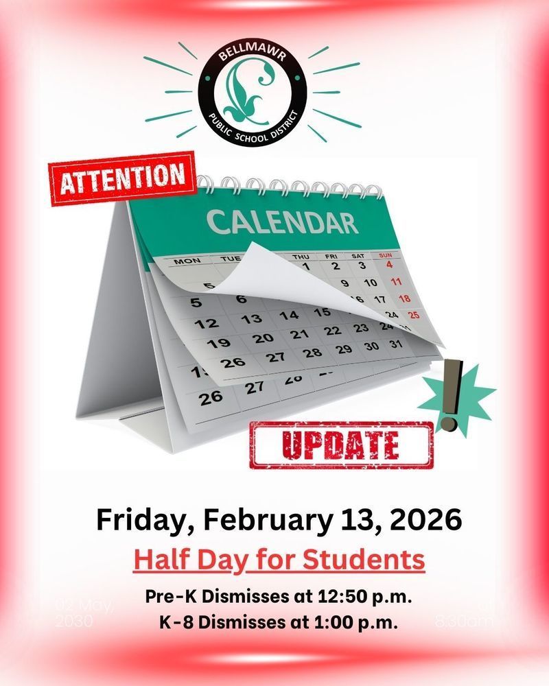 Half Day February 13, 2026