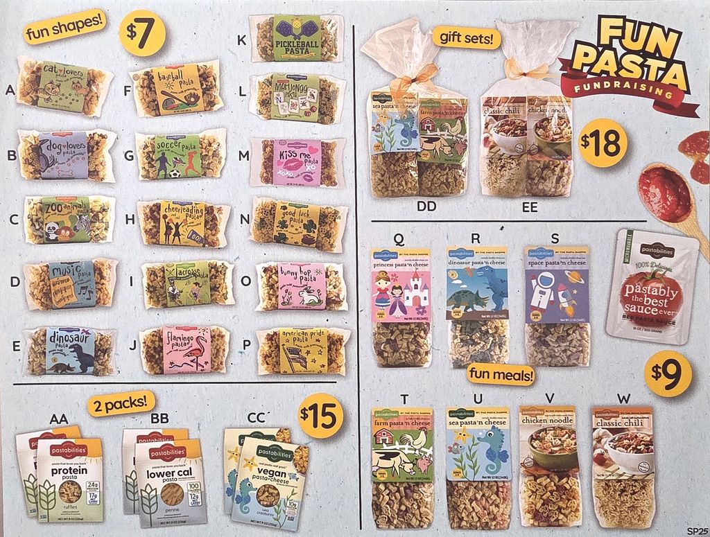 Fun Pasta Items