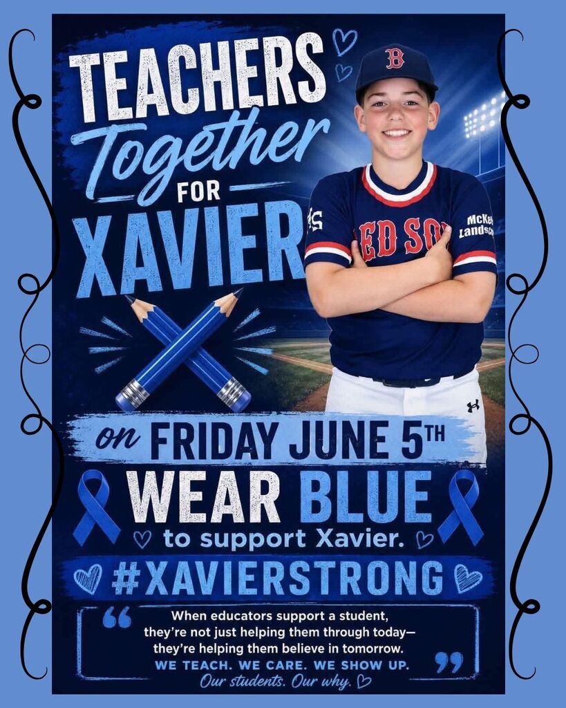 Wear Blue for Xavier