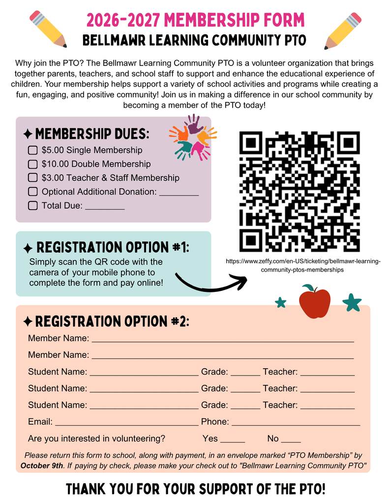 PTO Membership Form