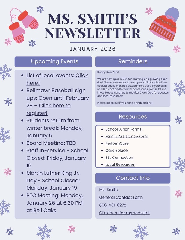 January Newsletter