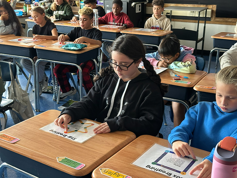 students in classroom 