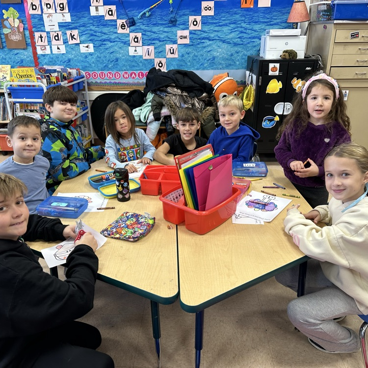 students working together 