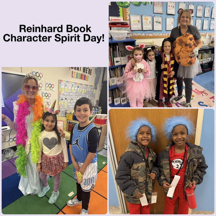 students and teachers dressed as a book character 