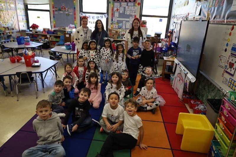 Students smiling together.