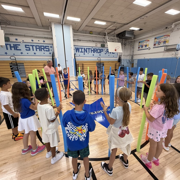 students in gym