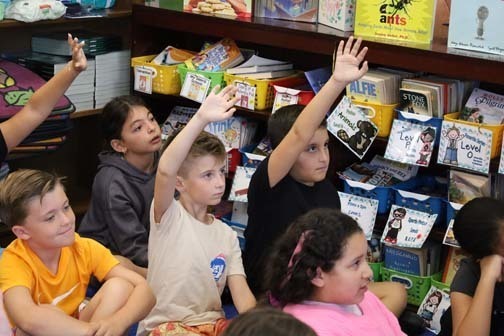 The Winning Star Leaders of Winthrop Avenue School are settling into the new school year with read aloud sessions with their principal that instill them with a growth mindset. 
