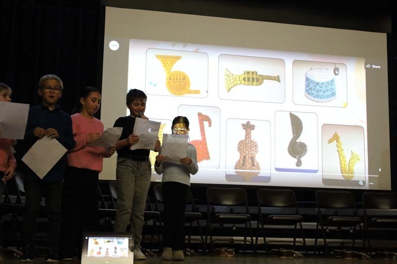 Students discussed their schools’ annual Legacy Projects..