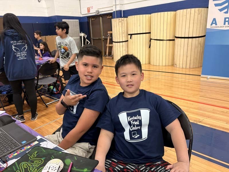 1)	The Shore Road School Hackathon team, led by teachers Lauren DeStefano and Lauren McHale..