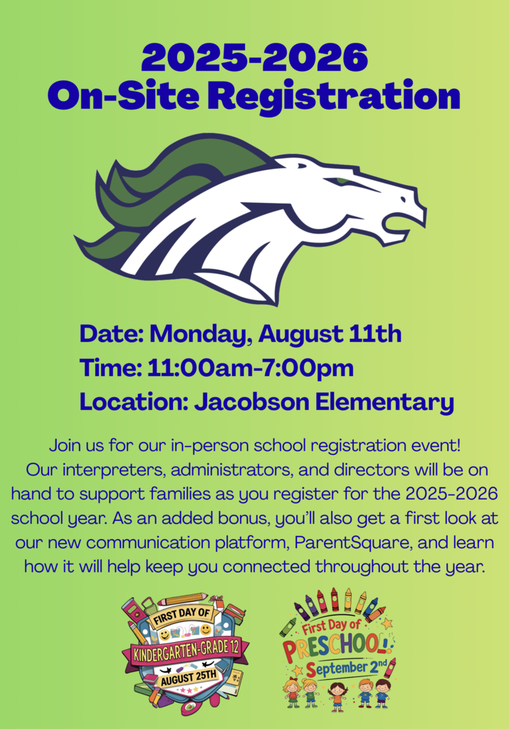 On Site Registration Flyer