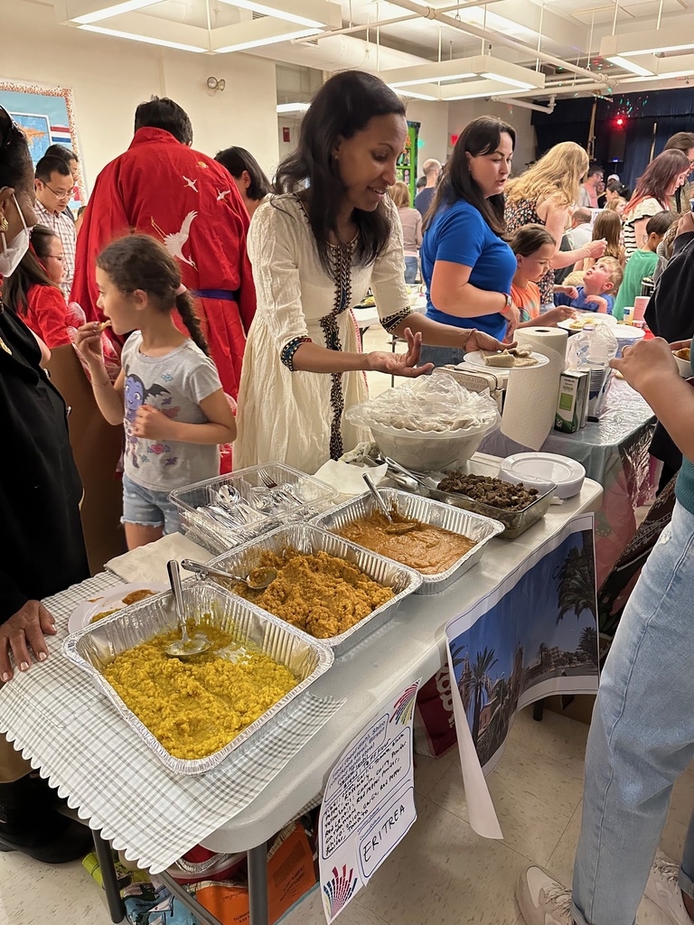 Food station at Multicultural Night