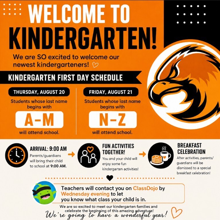 Kindergarten start dates