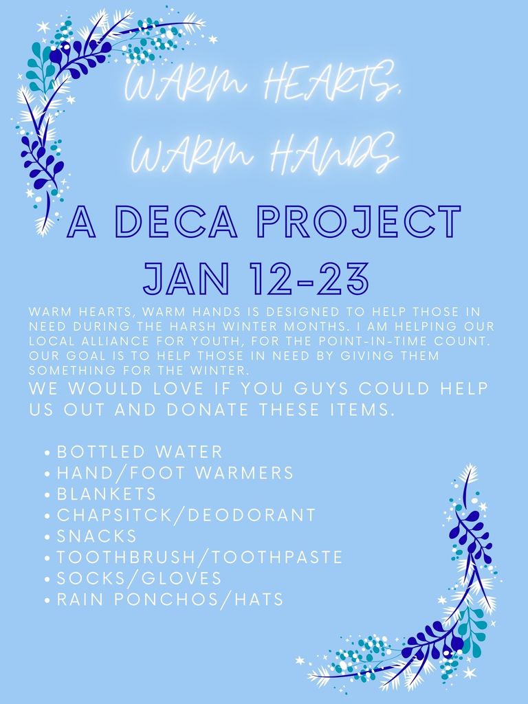 Warm Hands DECA Project