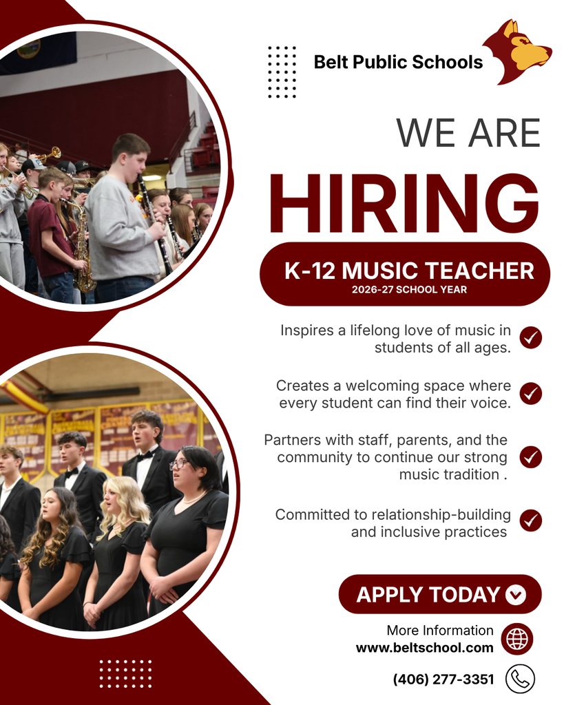 Music Teacher Opening 2026-2027