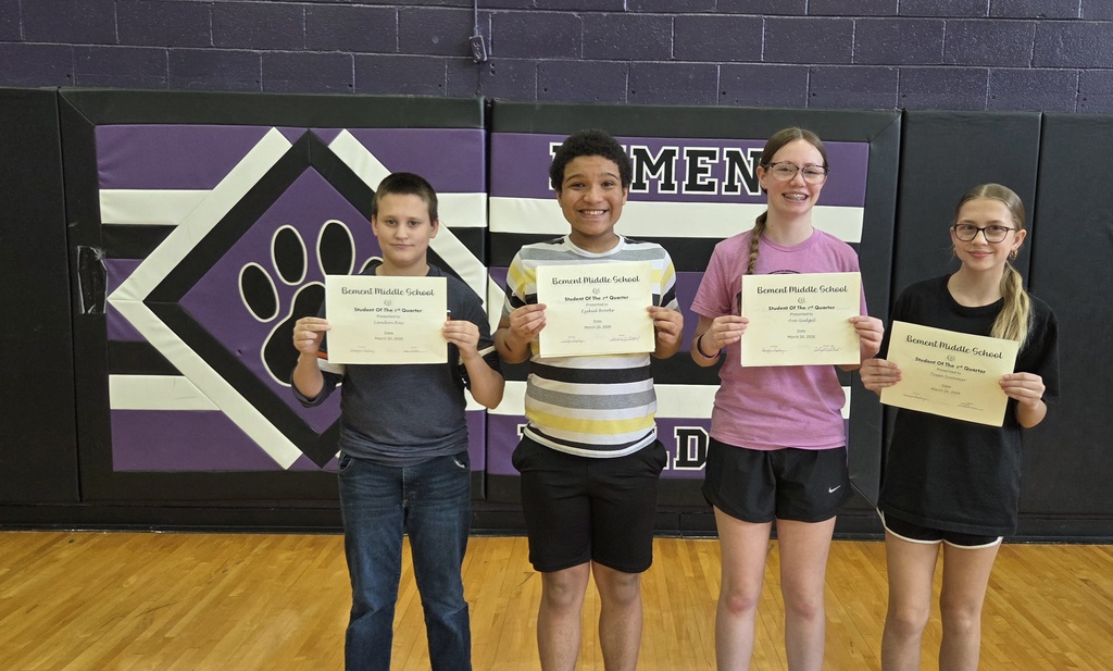 Student of the Quarter MS