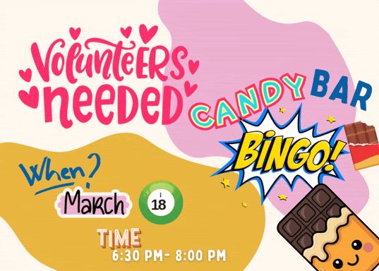 PTA Candy Bar Bingo