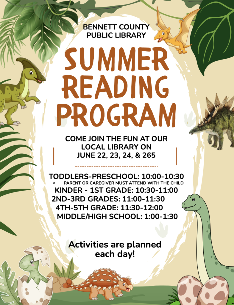 Summer reading Program Flyer