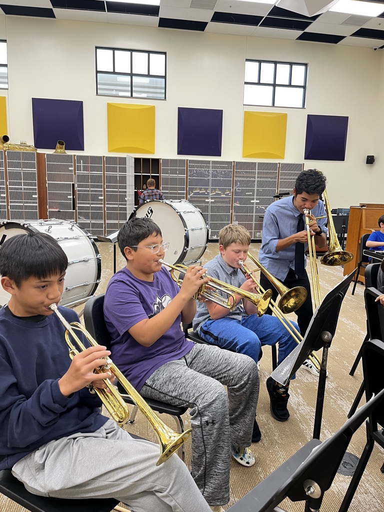 Brass instruments.
