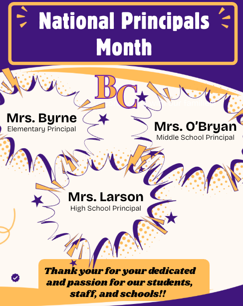 flyer for principal month