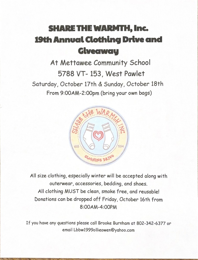 Clothing Drive