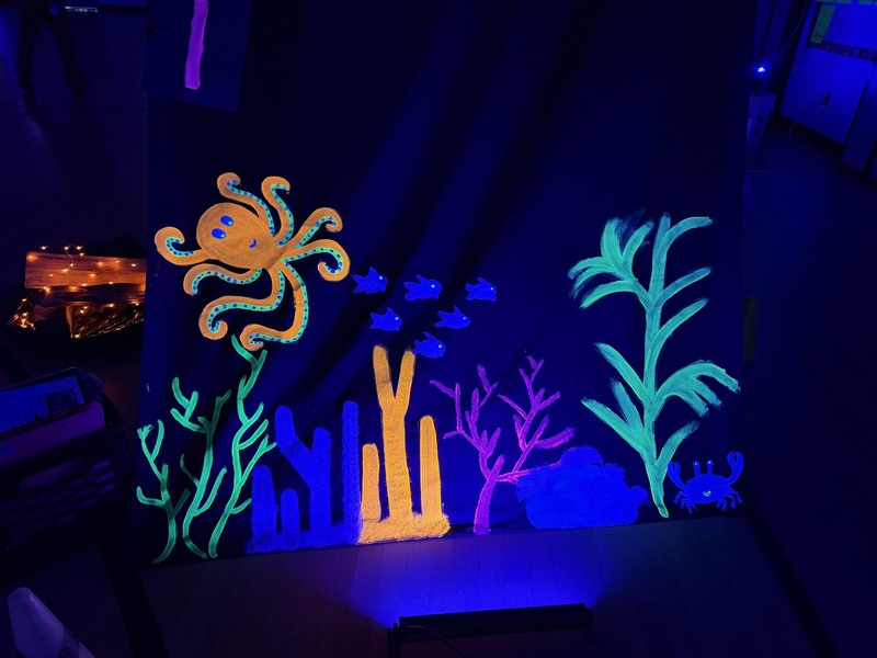 Painted tents