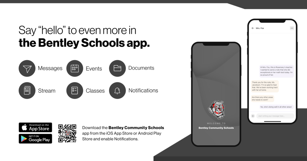 say hello to even more in the Bentley schools app
