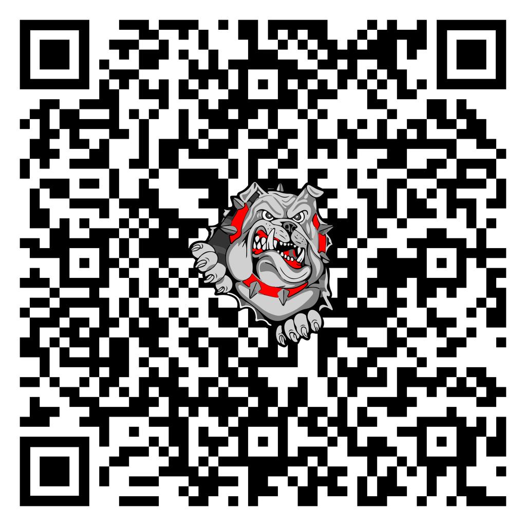 QR code to the Bentley Community School District enrollment and registration page