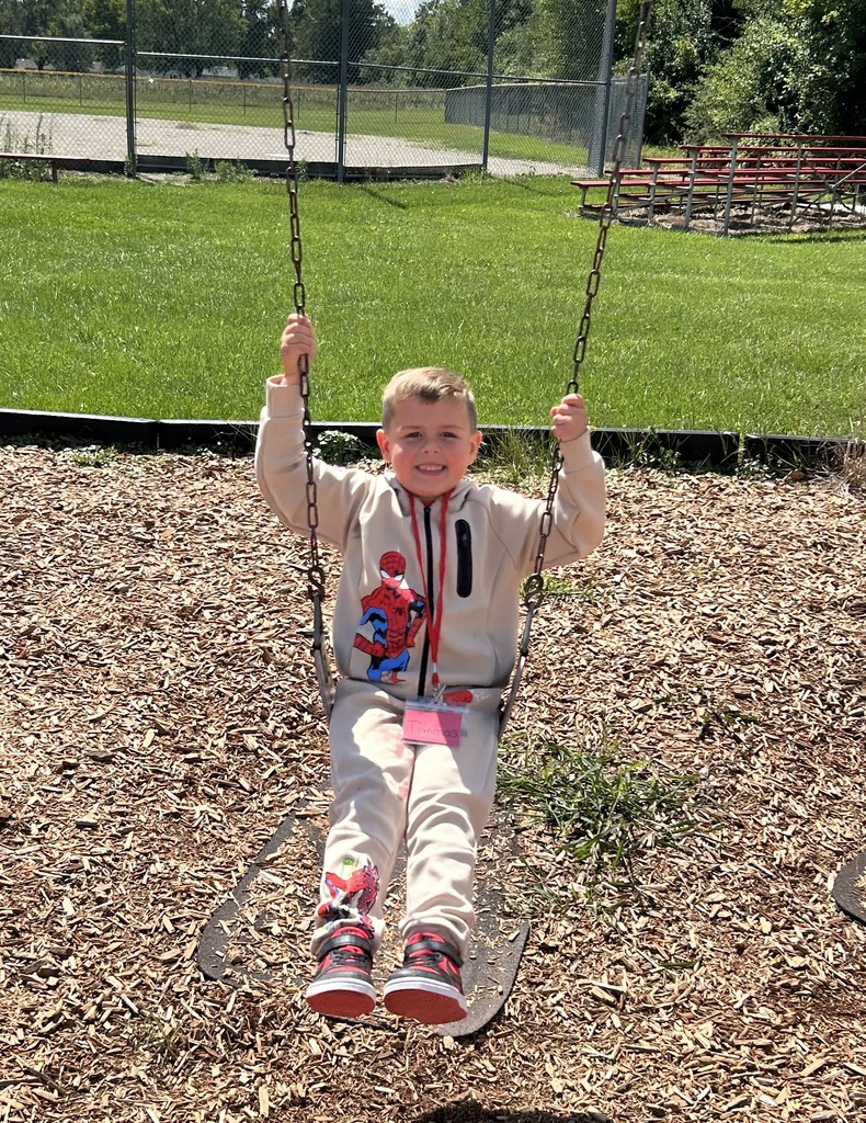 Boy on swing