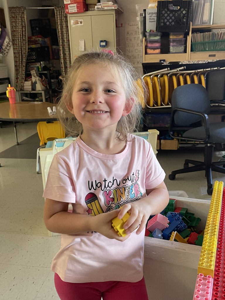 Girl smiling in classroom