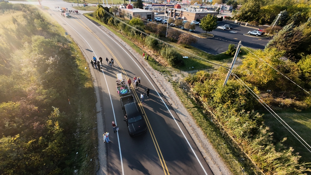 Homecoming from above