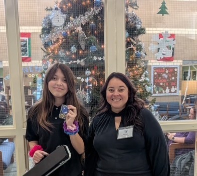 Band Teacher/Student Picture