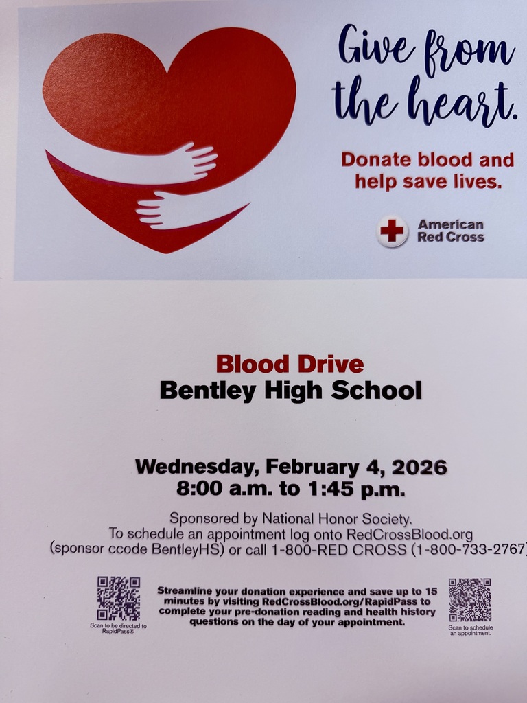 Blood Drive Poster: Wednesday, February 4, 2026