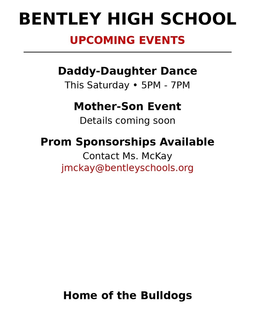 upcoming information