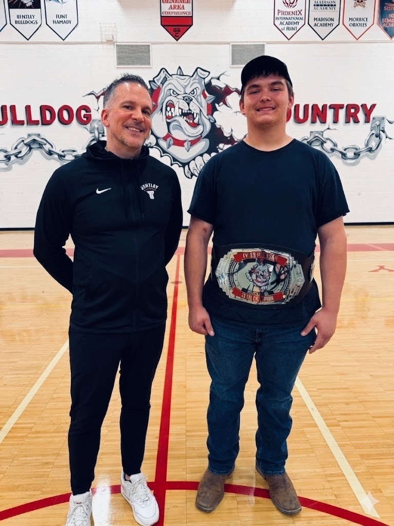 Mr. Dickerson and Tyler 