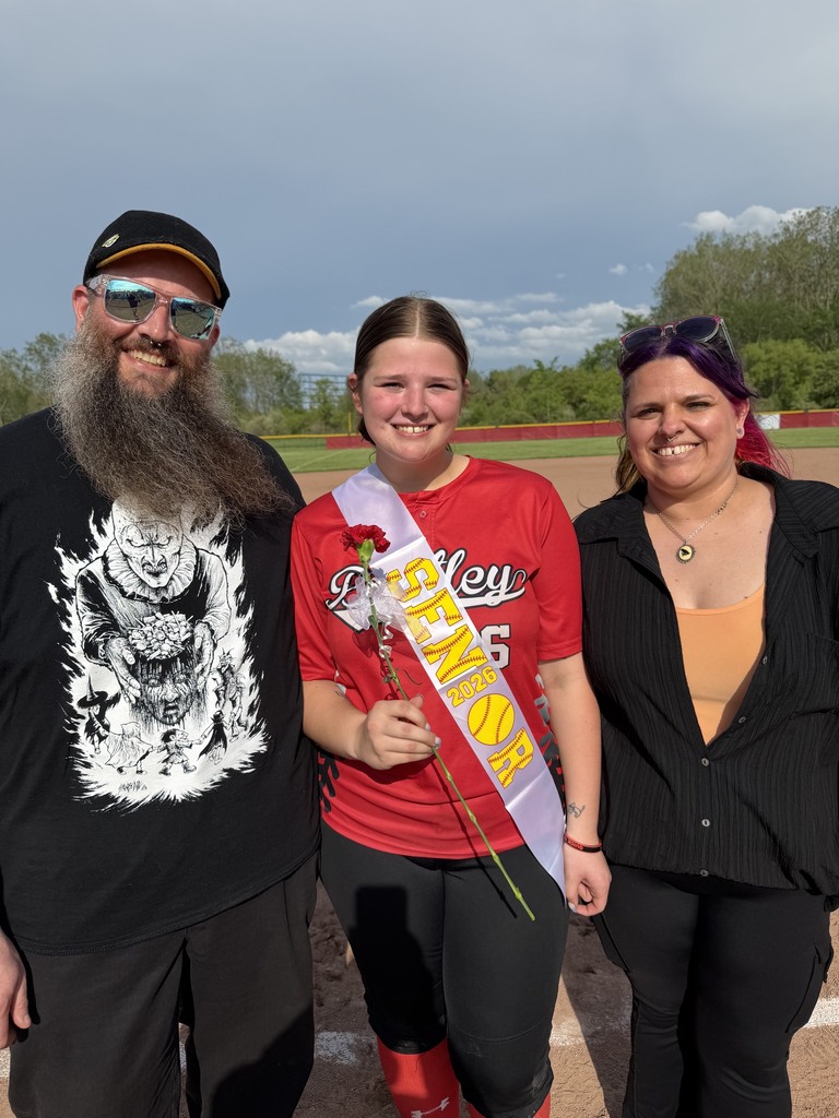 Photos of students and parents celebrating Senior Night - 3