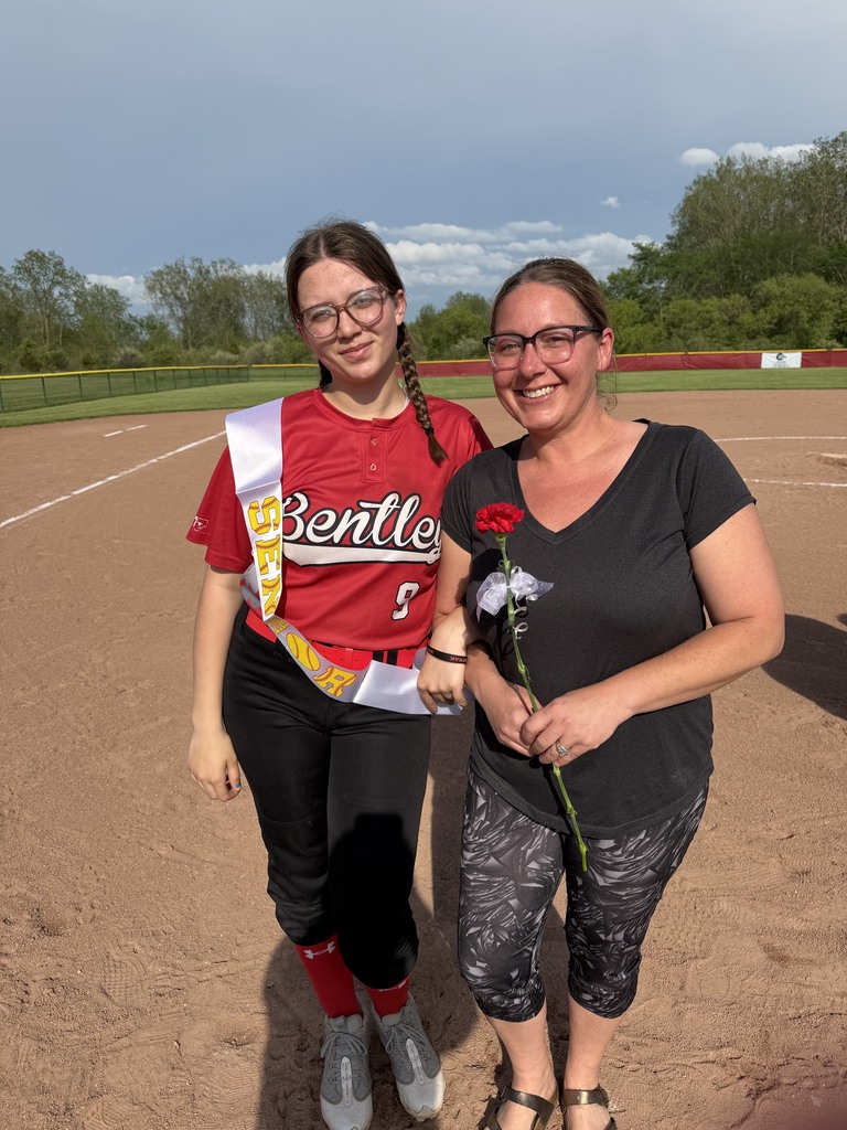 Photos of students and parents celebrating Senior Night - 4