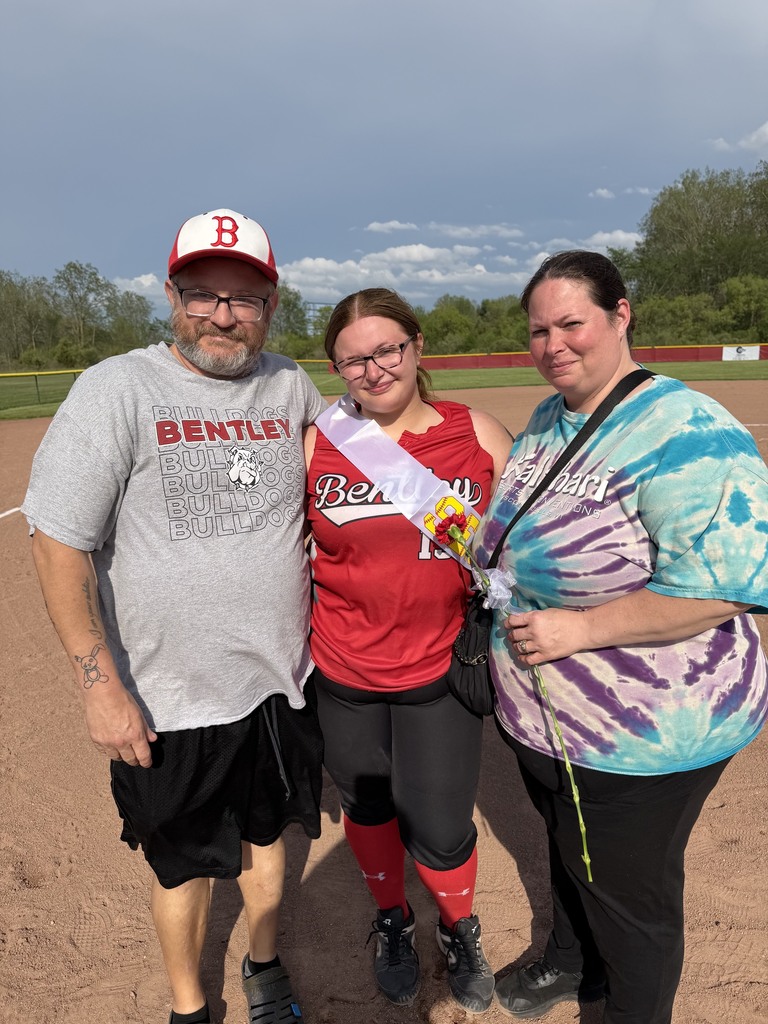 Photos of students and parents celebrating Senior Night - 1