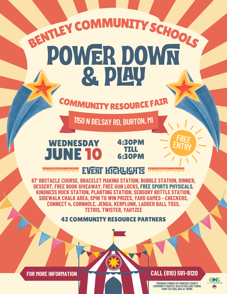 Flyer for the community resource fair
