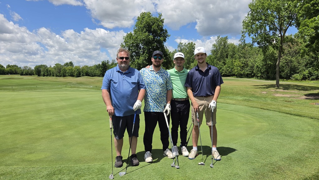 Image from the golf outing - another foursome on the green