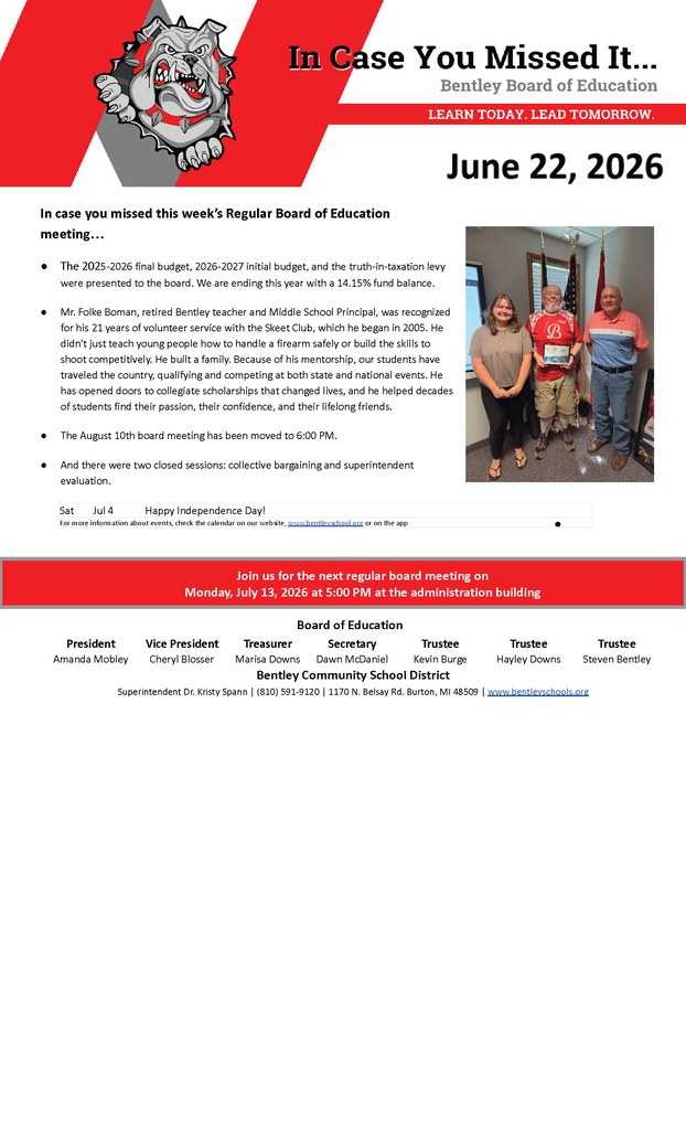 Image of "In Case You Missed It" flyer