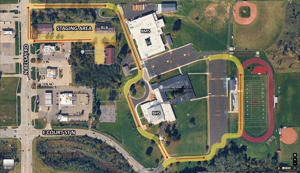 BCS - 2026 - Homecoming Parade Path
