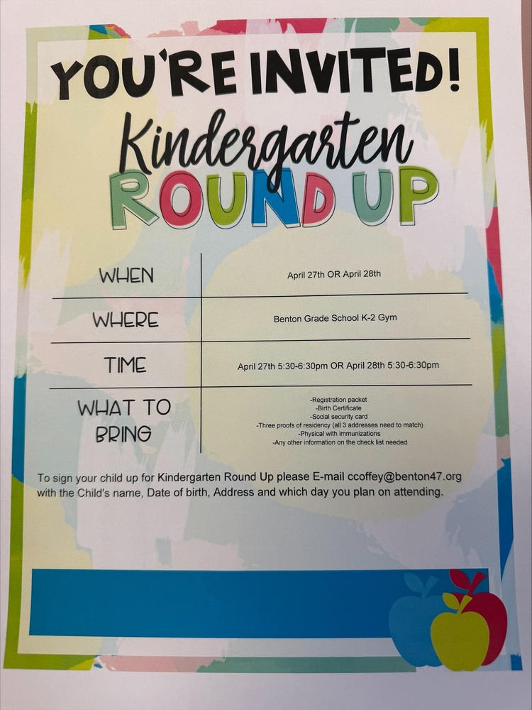 Kindergarten Round Up